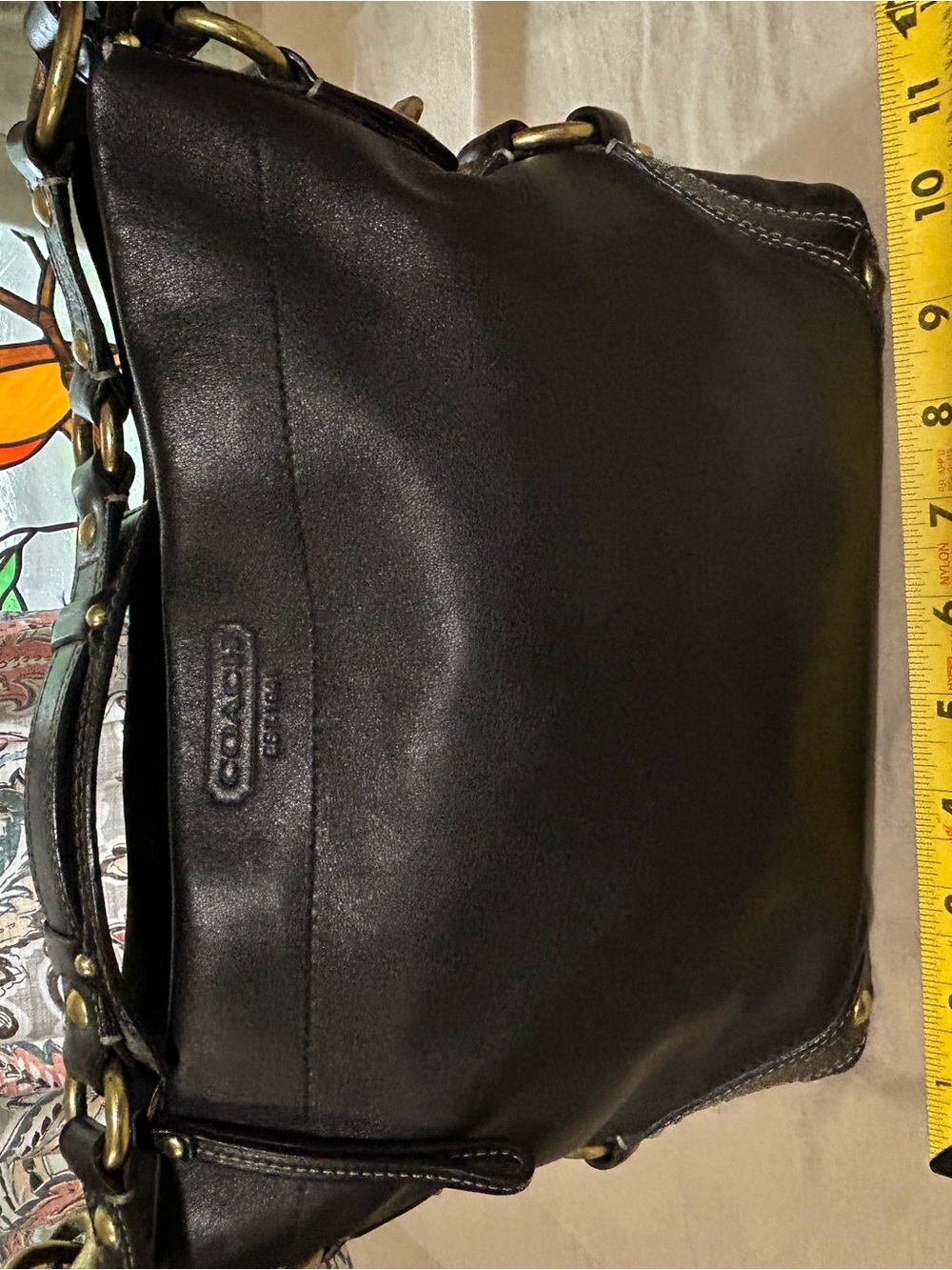 Coach #10315 Black Leather Hobo Shoulder Bag - No Issues - Picture 2 of 6